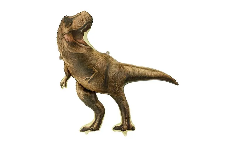 Partydeco Ballon en feuille Jurassic World T-Rex Brun