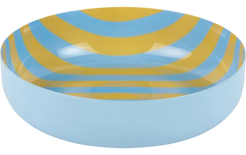 present time Schale Bowl Animado Small, Citrine yellow / Soft blue