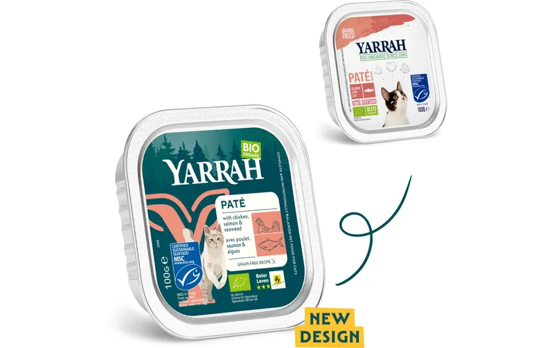 Yarrah Bio-Nassfutter Bio Paté Lachs 32x 100 g