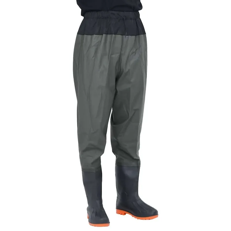 Hüftwathose con Stiefeln verde scuro Größe 43