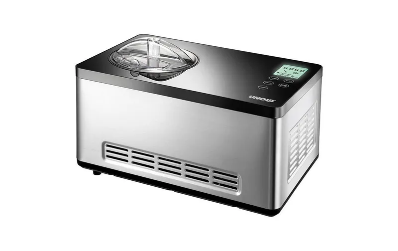 Unold Glacemaschine Gusto 2 l, Silber/Grau