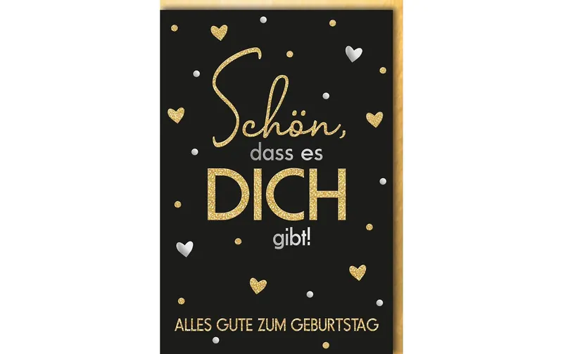 marrone + Company Glückwunschkarte Geburtstag 11.5 x 17 cm, inkl. Couvert