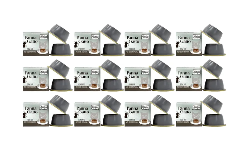 Mjamjam Panna Gatto Pute mit edler Krönung, 12x 2 x 80 g