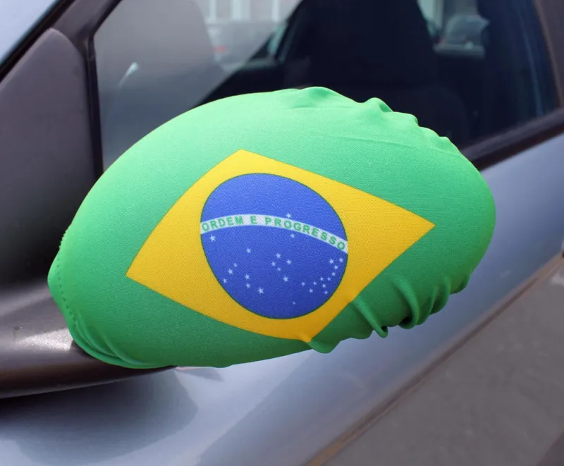 Aussenspiegel Flagge Brasilien