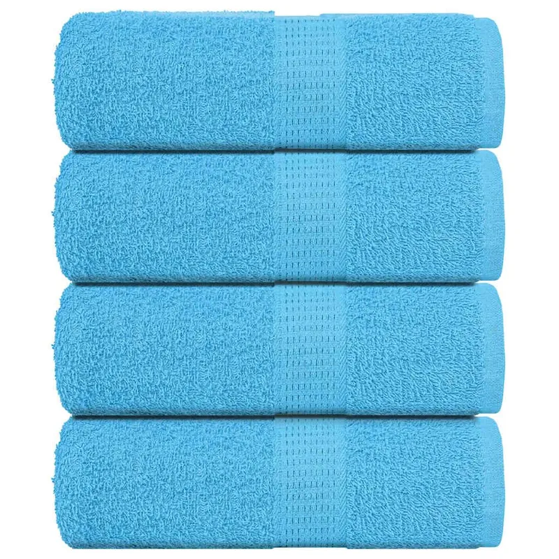 Gästetücher FROGN 4 Stk. Türkis 30x50 cm 360 g/m²