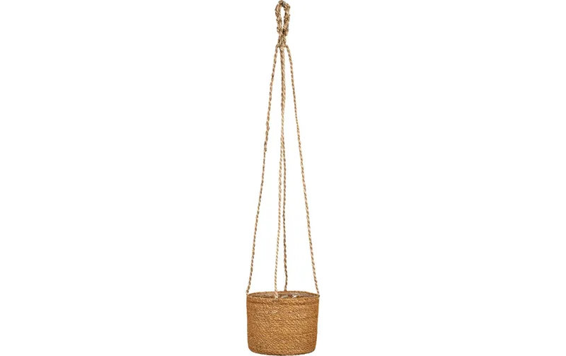 scheurich Blumenampel with Folie 17 x 15 cm, Walnuss