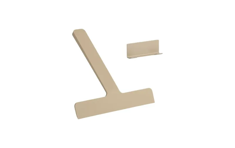Zone Denmark Duschabzieher Ume con Halter beige, 2-teilig