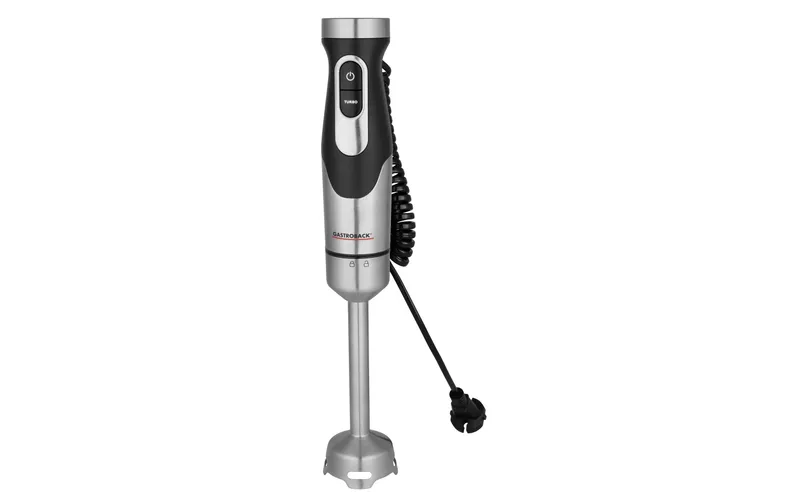 Gastroback Stabmixer Powermix FlexCord Schwarz/Silber