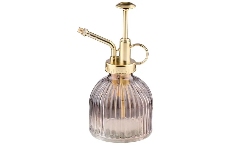 Arti Casa Pflanzenspritze Glas Kunsttissu 0.2 l hellrosa Gold 16.5 cm