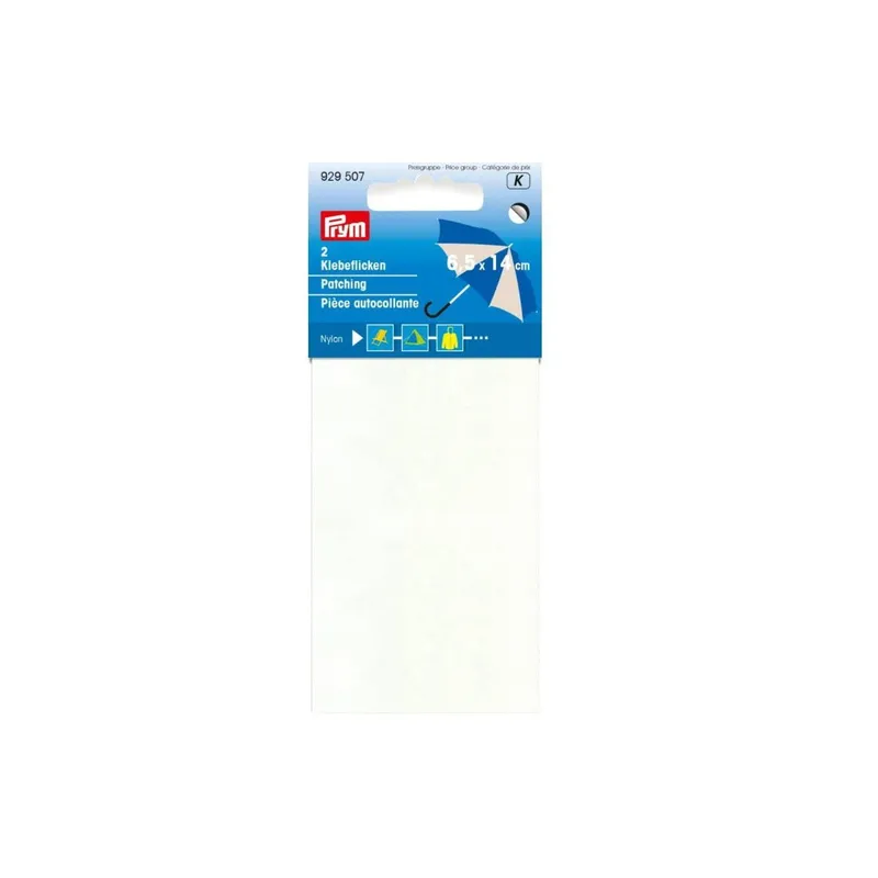 Prym Flicktessuto 6.5 x 14 cm Nylon, bianco