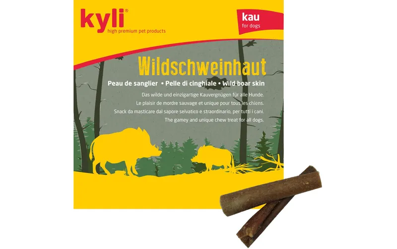 kyli Kausnack Wildschweinhaut 15 cm, 250 g