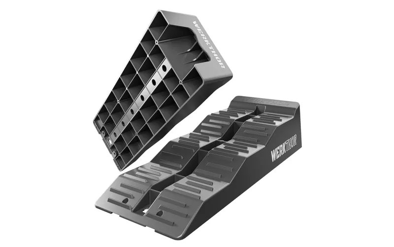 Werkthor Flache Auffahrkeile 2er Set, gris