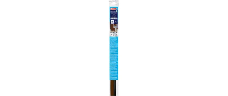 tesa COMFORT Türdichtschiene Aluminium Braun 1 m x 40 mm