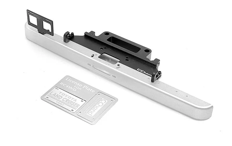 RC4WD Modellbau-Stossstange vorne classic per TF2 FJ55, argento