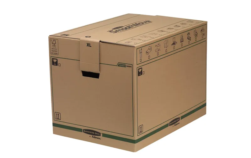 Fellowes Umzugsbox FastFold 46.3 x 48.0 x 63.2 cm, 5 pièces