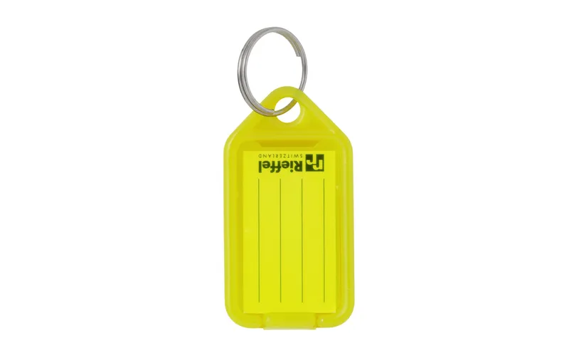 Robert Rieffel Schlüsseltrailer 3.8 x 2.2 cm , 10 pieces, yellow