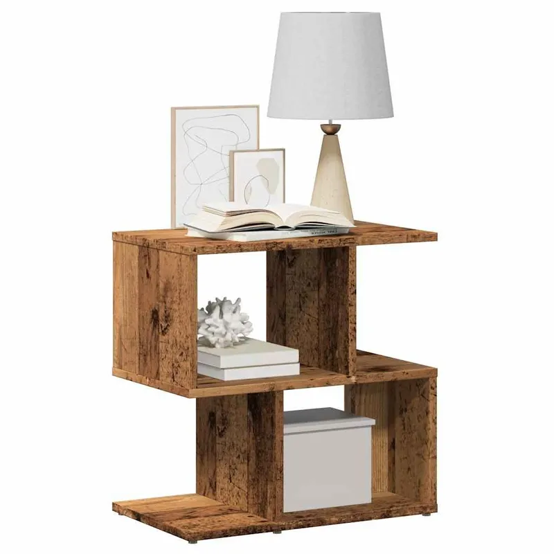 Nachttische 2 Stk. Altholz-Optik 50x30x51,5 cm derivato del legno