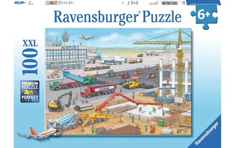 Ravensburger Puzzle Baustelle am Flughafen 100 XXL Teile