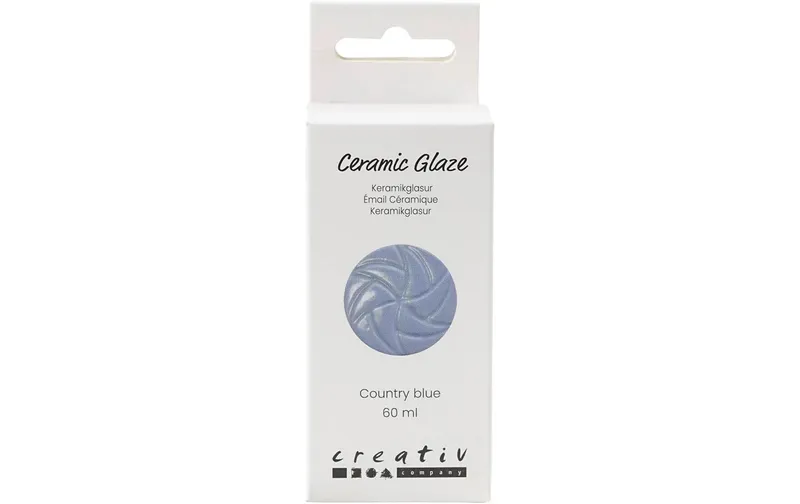 Creativ Company Keramikglasur 984 - 1101 °C, 60 ml, Blau
