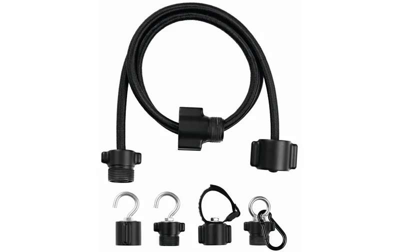 Modulfix Gummi-Spannseilset Modulfix, 100 cm, nero