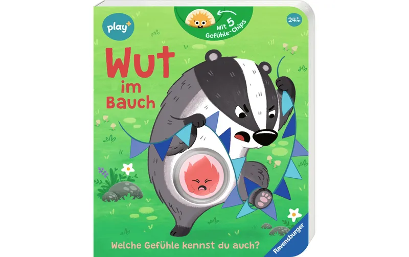 play+ Mon livre de jeux amusant Colère dans le ventre
