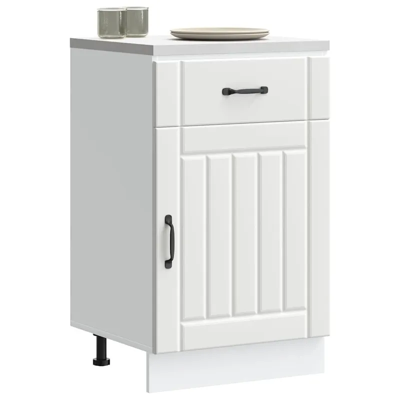 Küchen-Unterschrank Lucca bianco derivato del legno