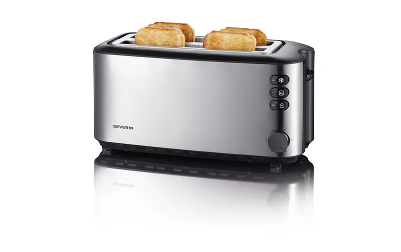 Severin Toaster Automatik-Langschlitz 2509 nero/Silber