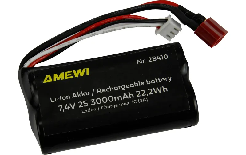 Amewi RC-Akku Li-Ion 2S 7.4 V 3000 mAh Deans