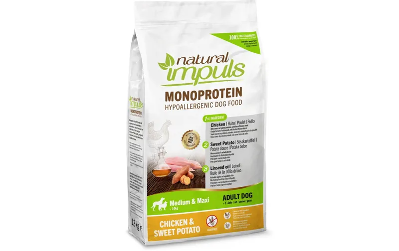 naturelal Impuls Trockenfutter Adult Med/Max Huhn 12 kg