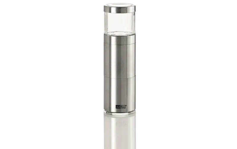 AdHoc Muskatmühle Muskatino 12.5 cm, Silber
