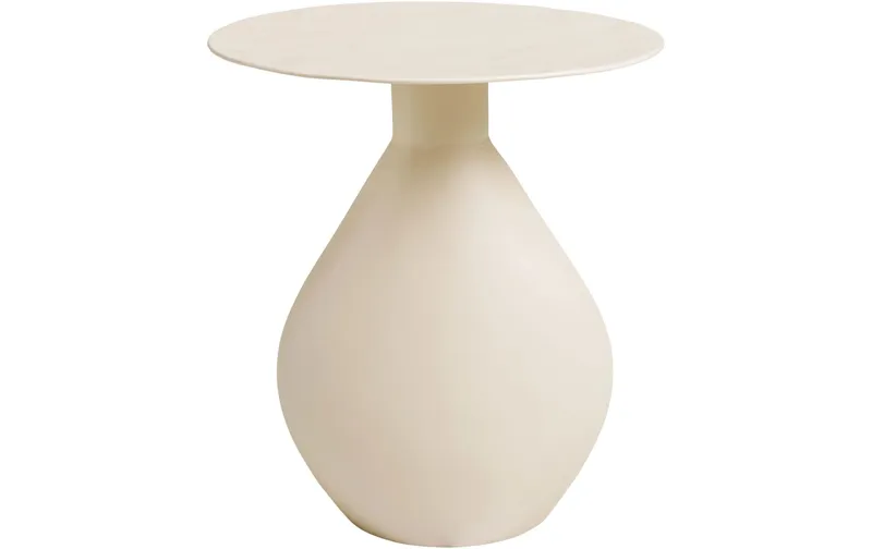 House Nordic Beistelltisch Calais, 36 x 40 cm, blanc
