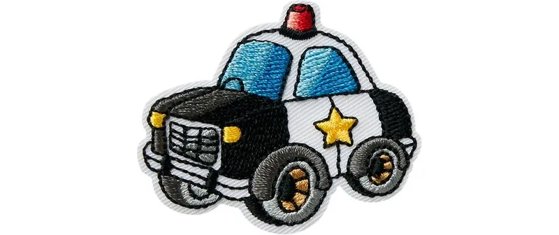 Mono-Quick Applikation Polizeiauto | Mono-Quick 1 Stück