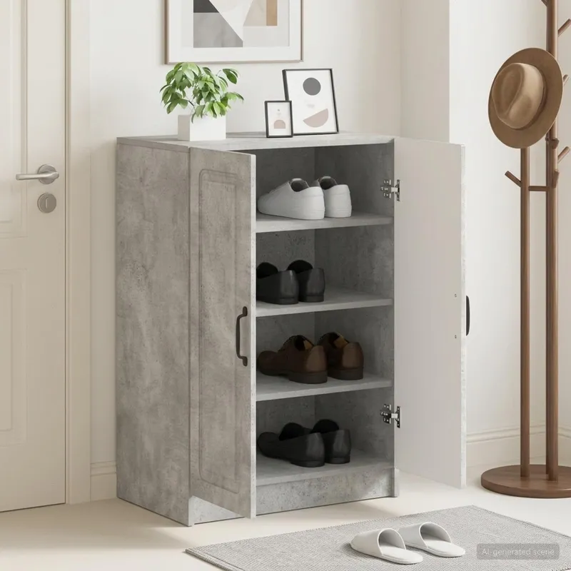 Schuhschrank UTRECHT 59,5 x 39,5 x 87 cm derivato del legno