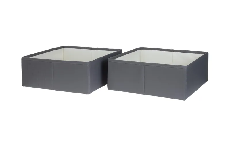 COCON Aufbewahrungsbox L grey, 2 pieces