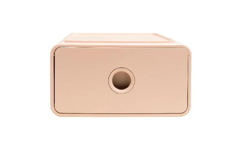 Exacompta Schubladenbox Tiny Box Skandi, 1 Schublade, A5+, Hellrosa