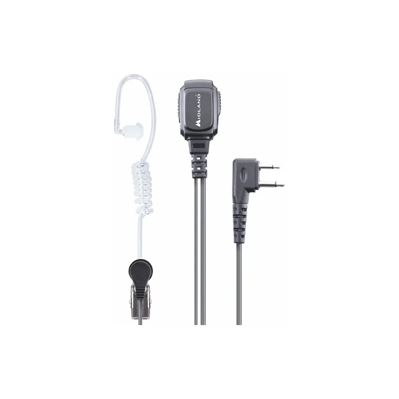 Midland Headset MA31-L Pro Schwarz, Transparent