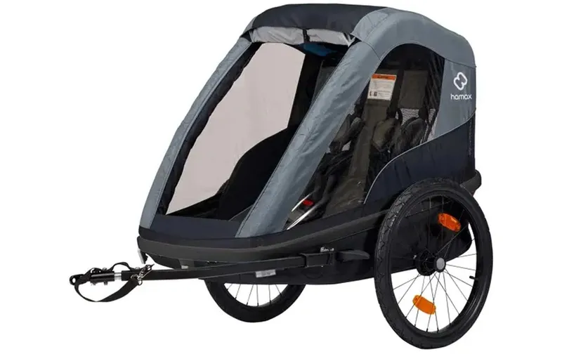 Hamax Veloanhänger Fahrradanhänger Avenida Twin blu