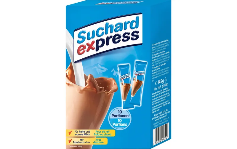 Suchard Express Kakaopulver Portionen 10 pieces