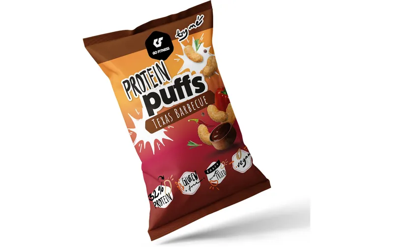 Go Fitness Chips & Popcorn Protein Puffs – Texas Barbecue 50 g