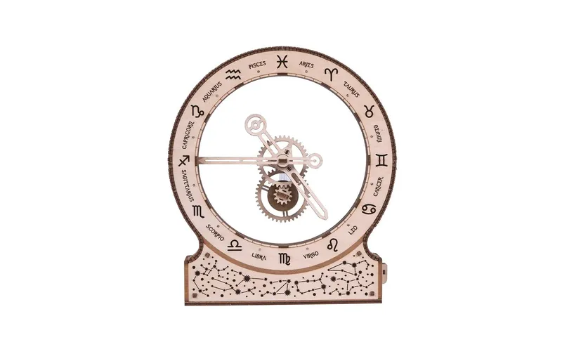 WoodTrick Bausatz Kinetic Clock: Zodiac