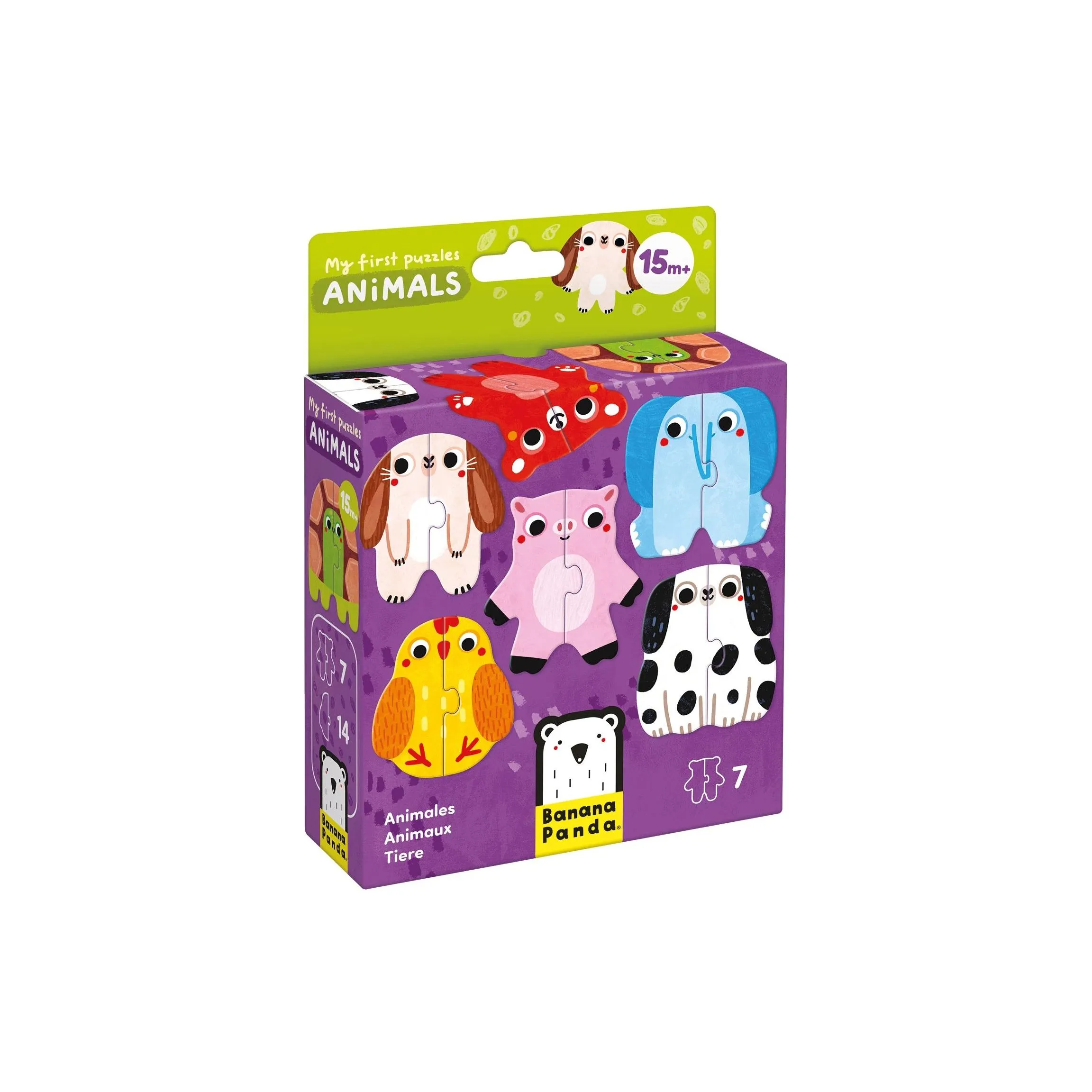Banana Panda Puzzle My First Animals aus Karton