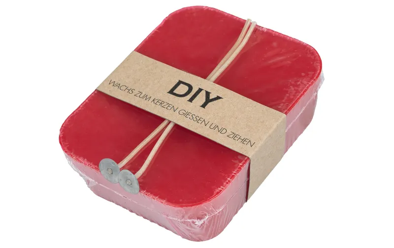 Herzog Kerzen AG Wachs DIY Rubin