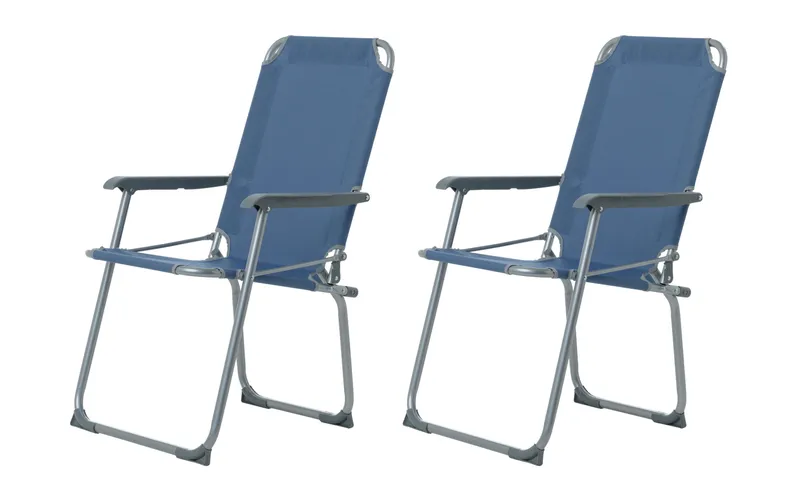 KOOR Campingstuhl Comodo Blu, 2 Stück