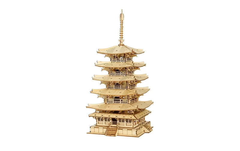Rolife Bausatz Five-storied Pagoda Japanische Architektur 275 Teile