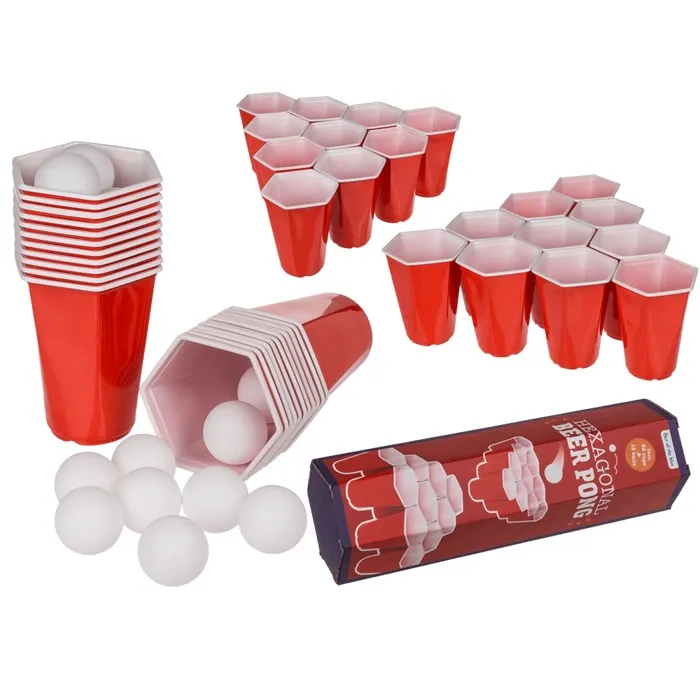 Trinkspiel Hexagon Beer Pong