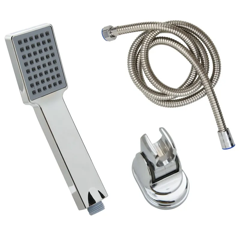 Duschkopf con 1,5 m Schlauch Verchromt