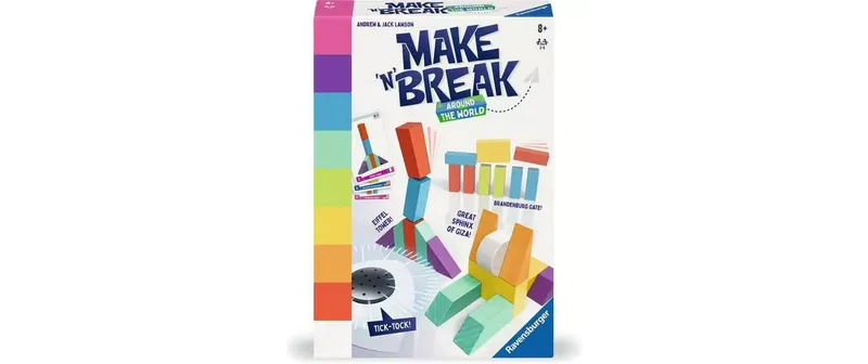 Ravensburger Familienspiel Make n Break – Around the World