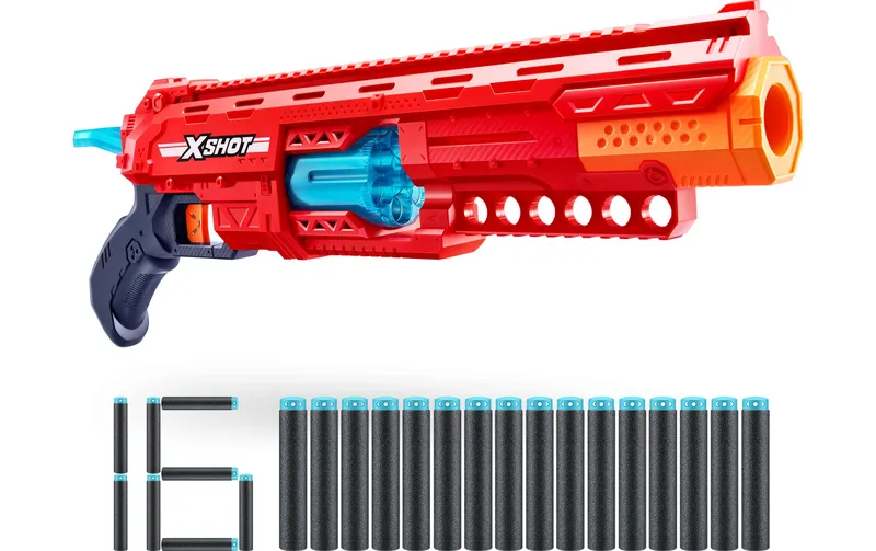 X-Shot Excel Caliber Blaster avec Darts Series 1