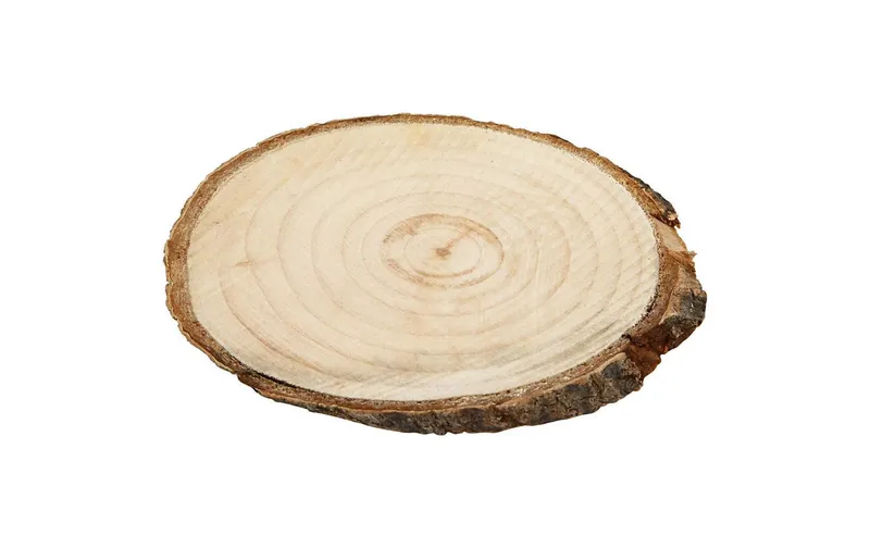 Creativ Company Holzscheiben with Baumrinde 9.5 x 6 cm
