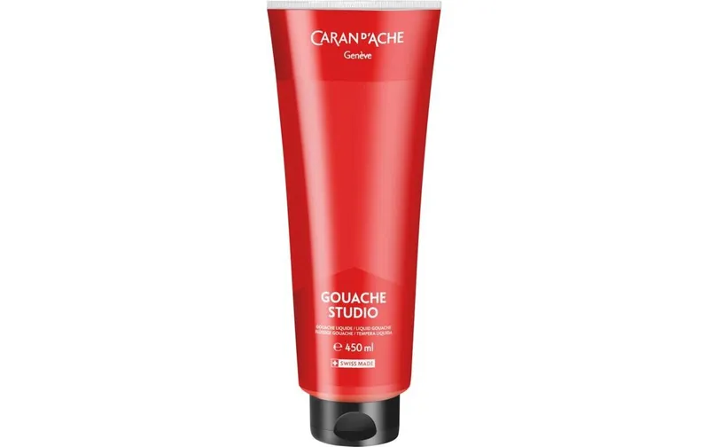 Caran d'Ache Wasserfarbe Gouache Studio 450 ml, Scharlachrot